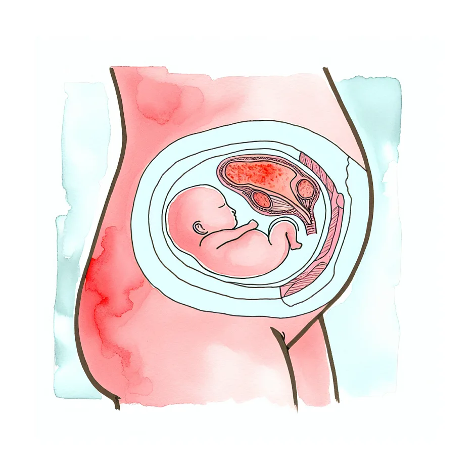حرکات جنین در پوزیشن سفالیک در شکم مادر