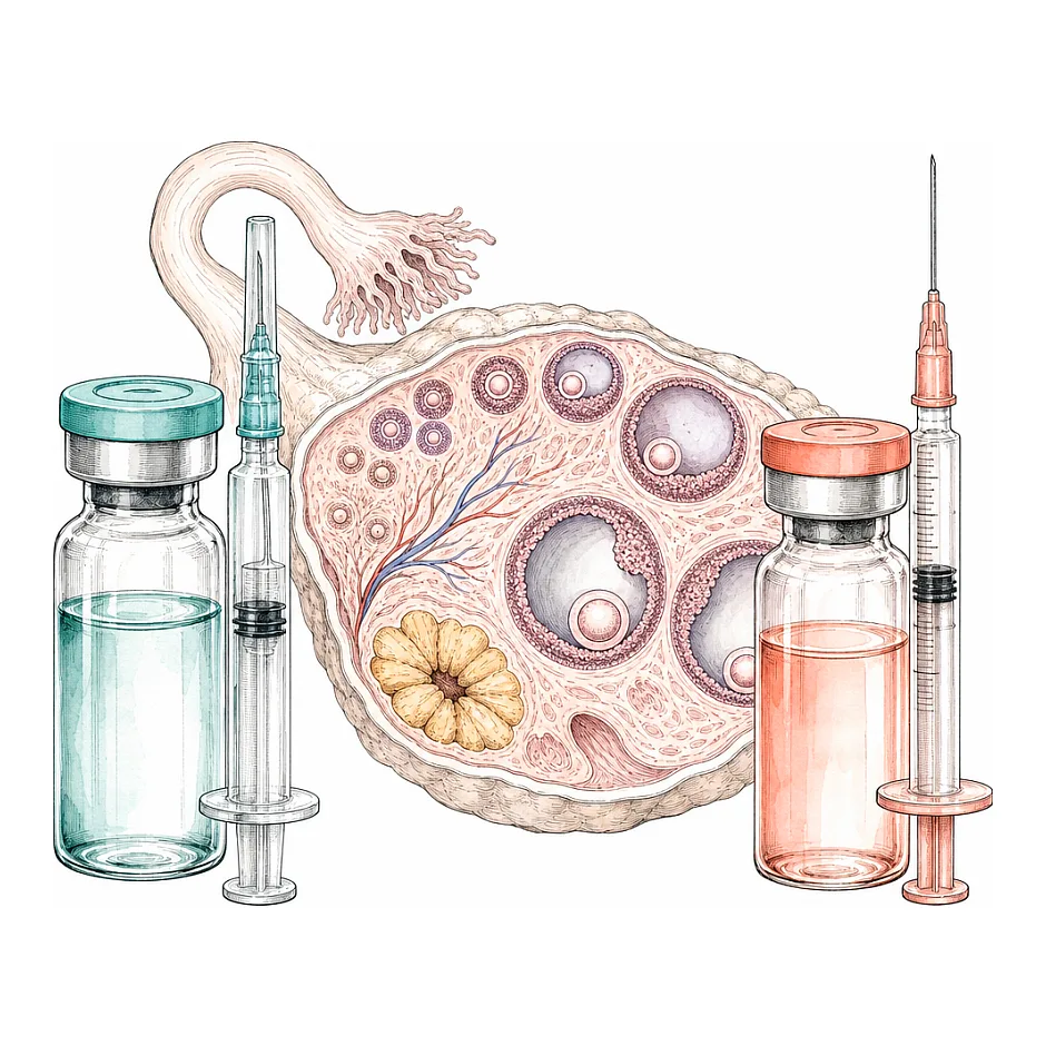 تفاوت امپول گنارکس و HCG در درمان ناباروری و تنبلی تخمدان