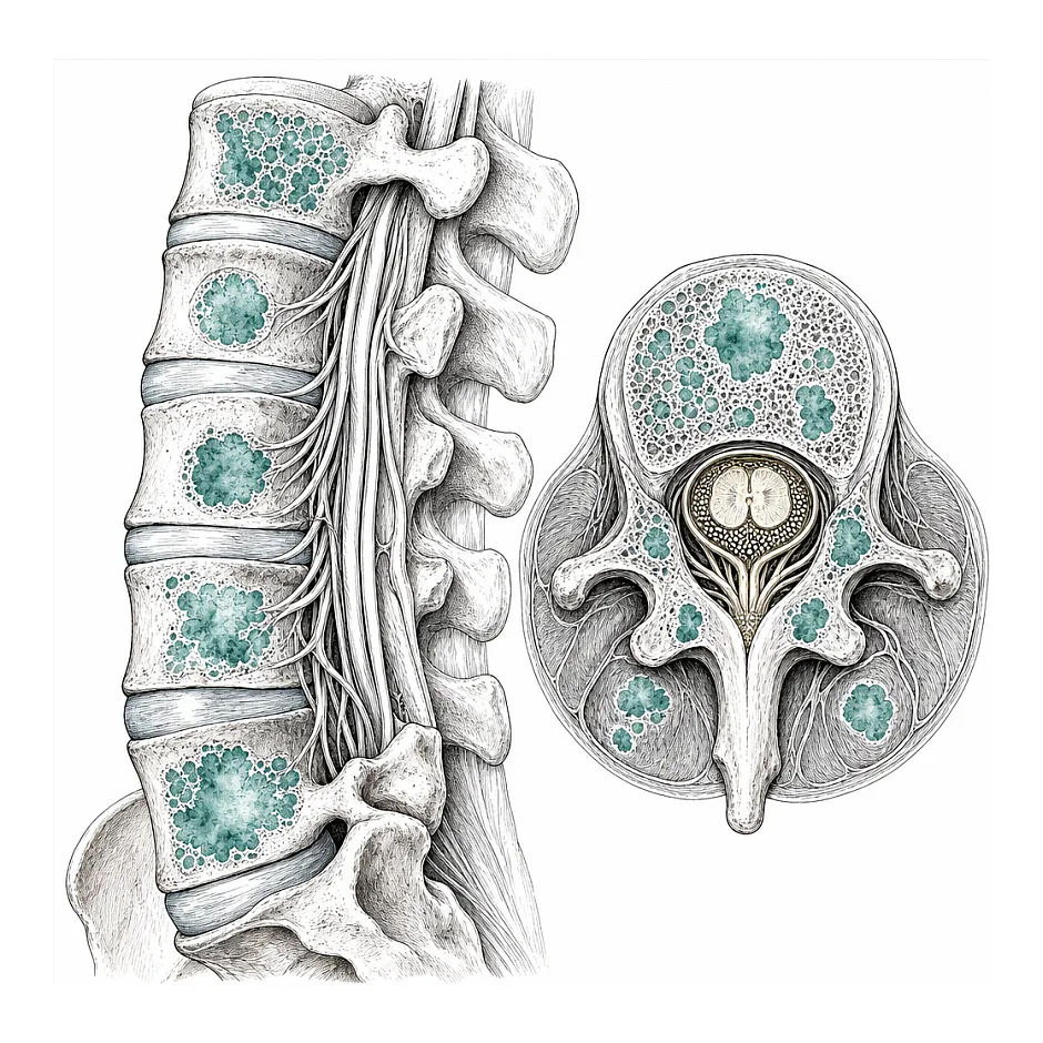 لکه‌های روشن در MRI ستون فقرات — علل و قدم بعدی