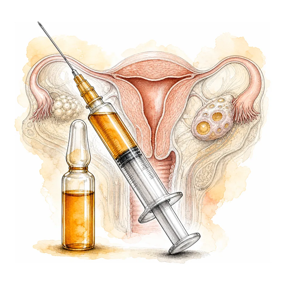 آمپول پروژسترون برای عقب‌افتادگی پریود | آیا زدن دو آمپول همزمان خطر دارد؟