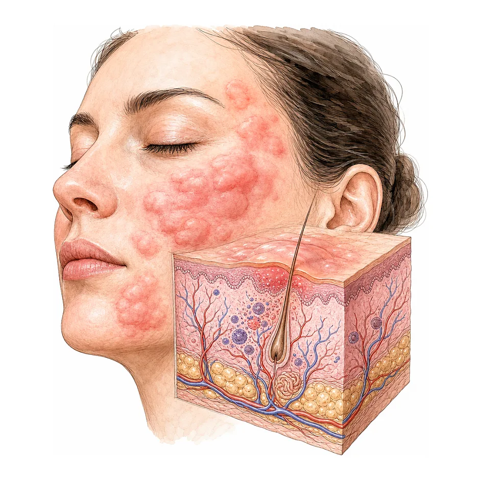 کهیر بعد از فیلر: چه کار کنم؟