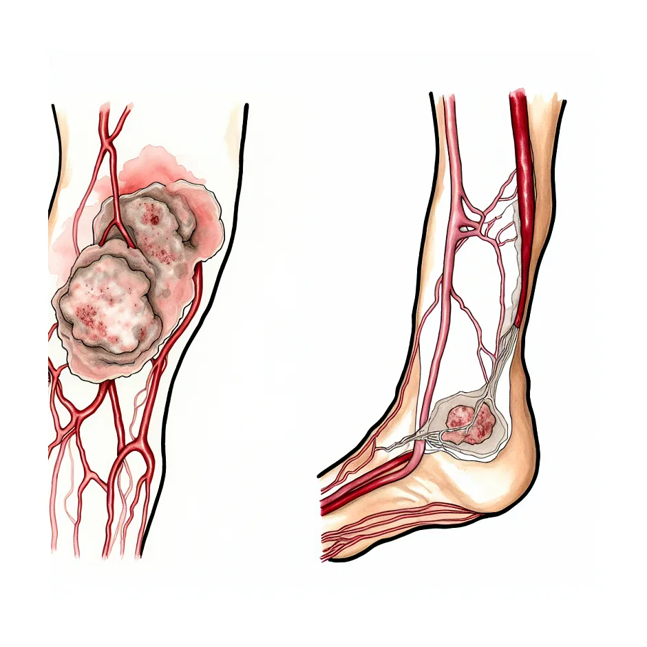 علائم و درمان لخته خون در پای چپ