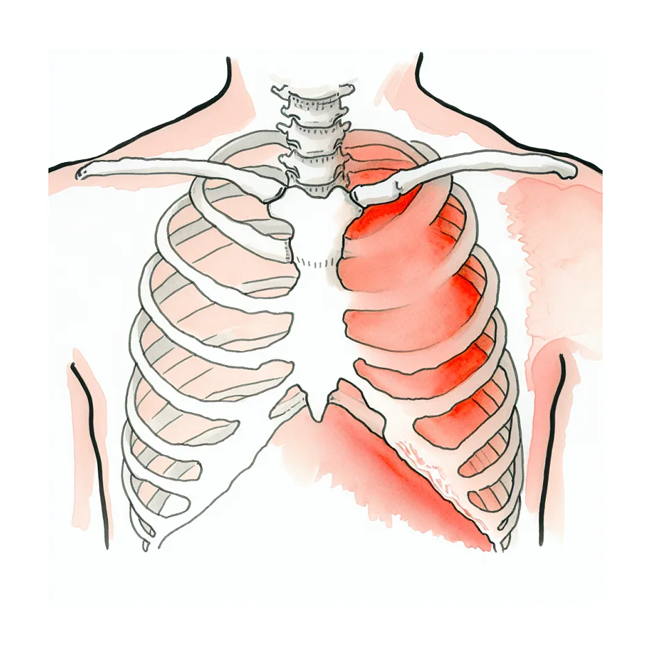 درد سینه پس از معاینه دستی - علل و راهکارها