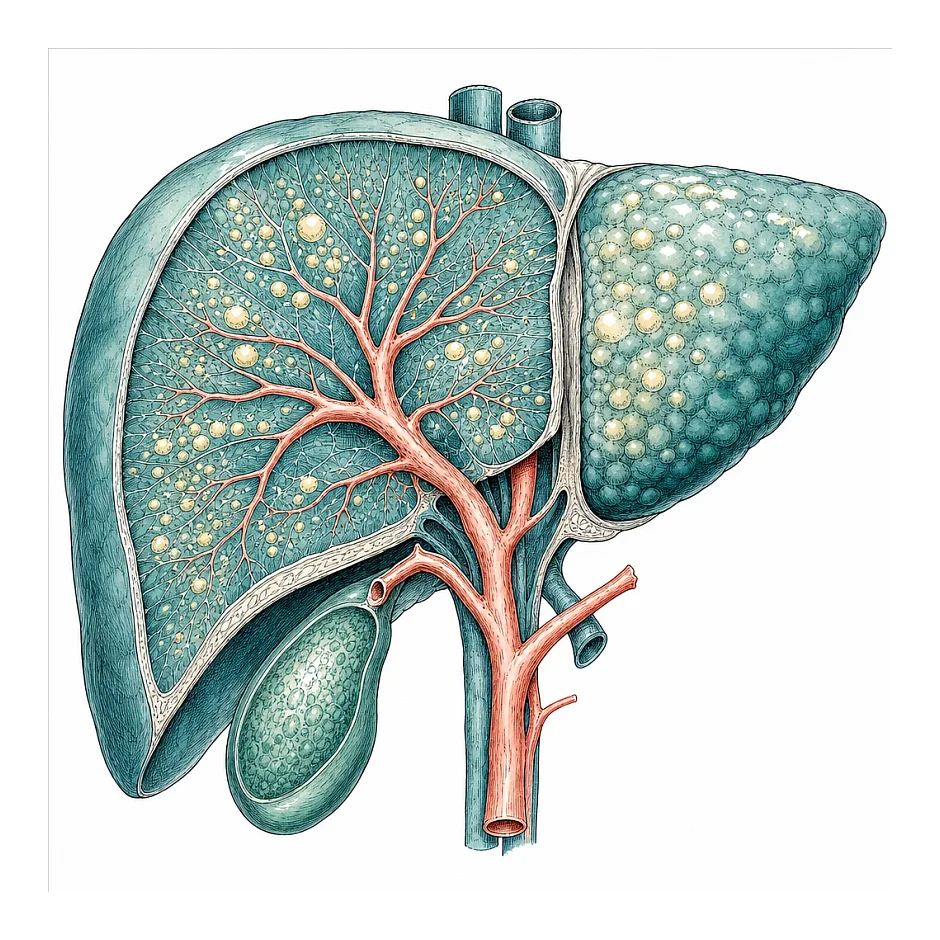 تفسیر ساده سونوگرافی کبد و مجاری صفراوی