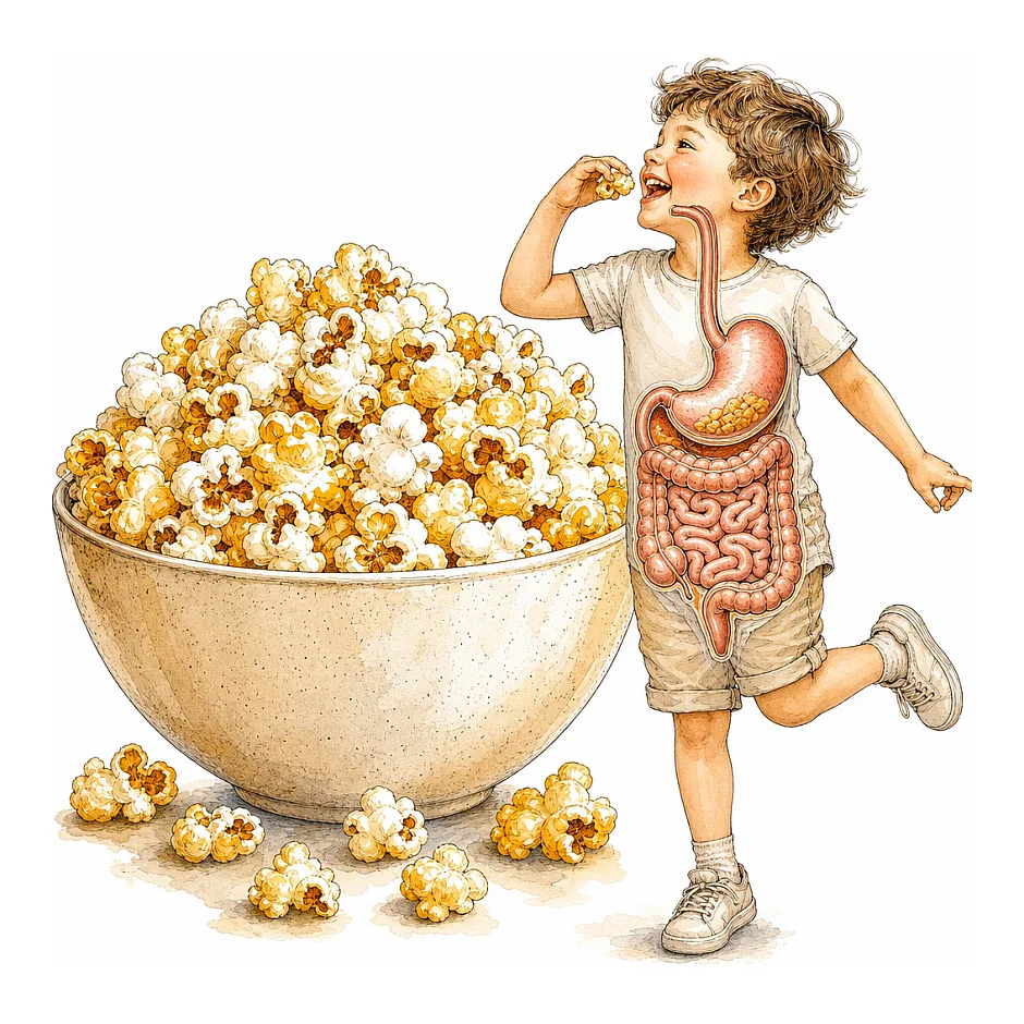 پاپ کورن برای کودکان؛ مفید یا ضرر؟