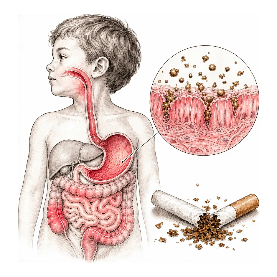 خوردن توتون سیگار توسط کودک ۳ ساله؛ چه باید کرد؟
