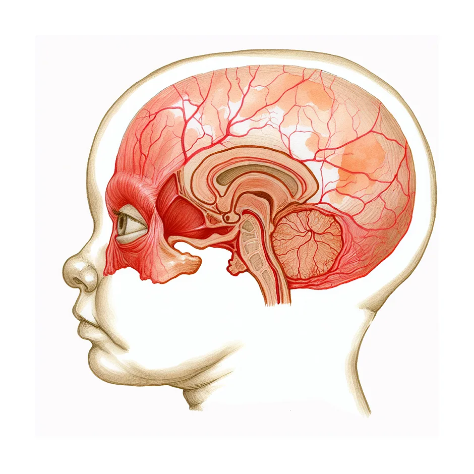 علت وجود حالت رگ در یک طرف سر شیرخوار | مشاوره پزشکی کودکان