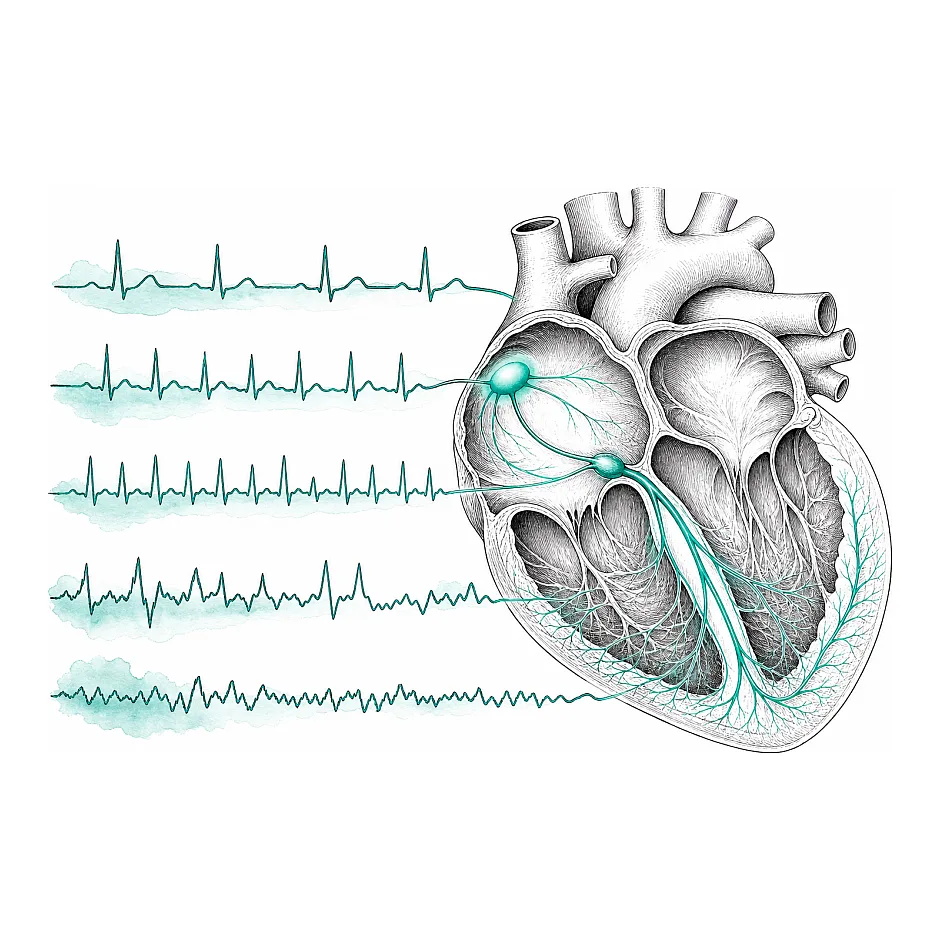 تغییرات نوار قلب در فاصله چند ماه | دلایل تفاوت‌های EKG