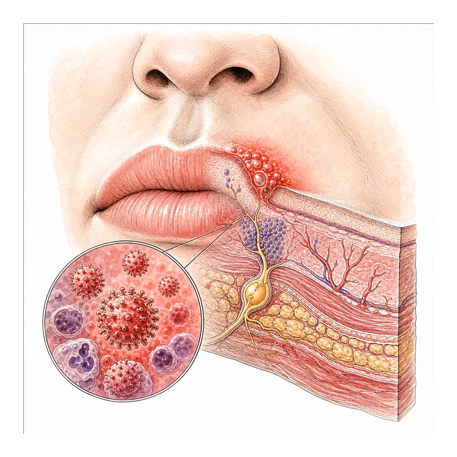 شیدینگ لب و تب‌خال؛ آیا شوک تشدید می‌کند؟