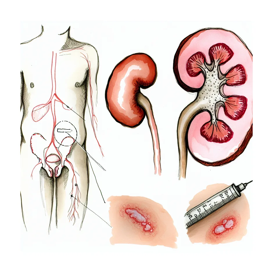 آیا افزایش کراتینین و اوره باعث لک پوست می‌شود؟