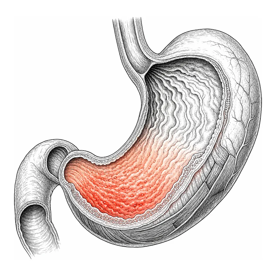 آندوسکوپی: Antral gastritis (mild) چیست؟ معنی، علت‌ها و زمانی که باید نگران شد