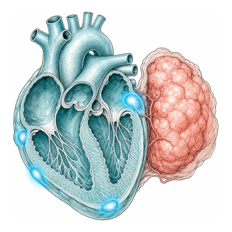 ضربان ضعیف قلب و فیبروم آدنوم: آیا نگران کننده است؟
