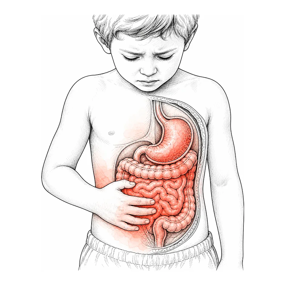 تب سه‌روزه کودک؛ آیا عفونت گوارشی جدی است؟