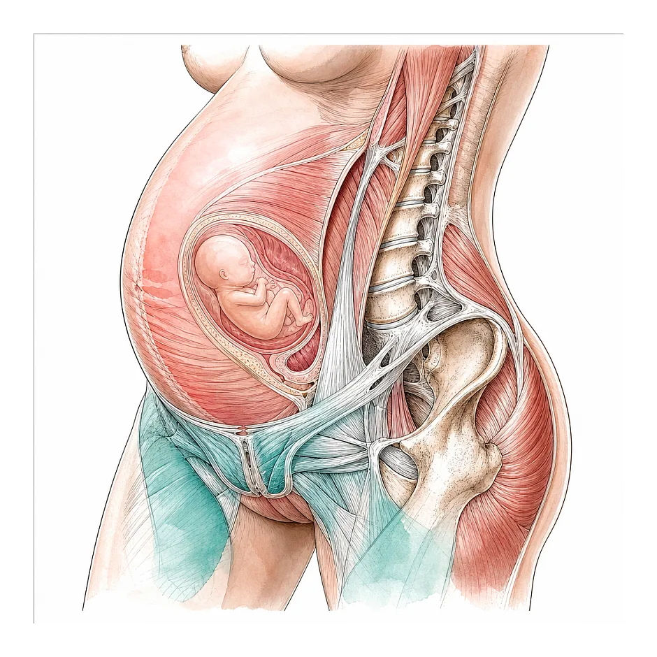 درد کشاله ران، زیر دل و کمر در ماه چهارم بارداری