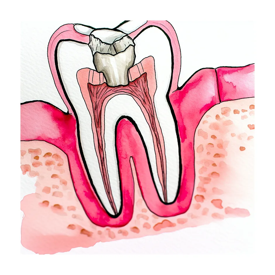 علت بیرون زدگی لثه از داخل دندان شکسته چیست؟