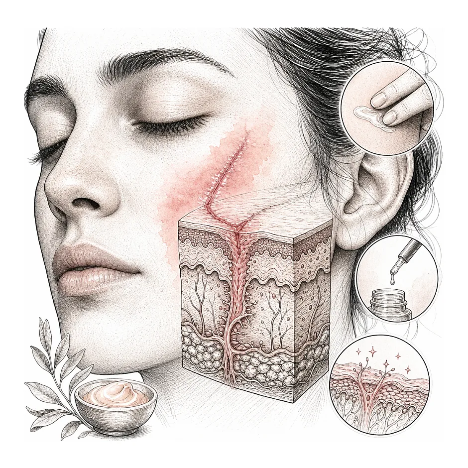 آیا جای ناخن روی صورت برطرف می‌شود؟