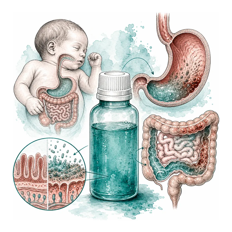 تأثیرات نگهداری نادرست قطره پدی لاکت بر نوزادان