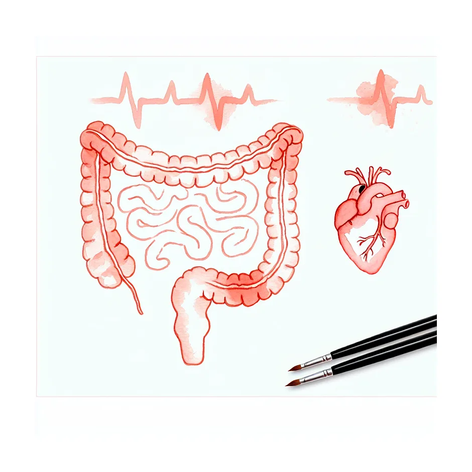 علت حالت تهوع و تپش قلب برای بیمار با روده تحریک پذیر چیست؟