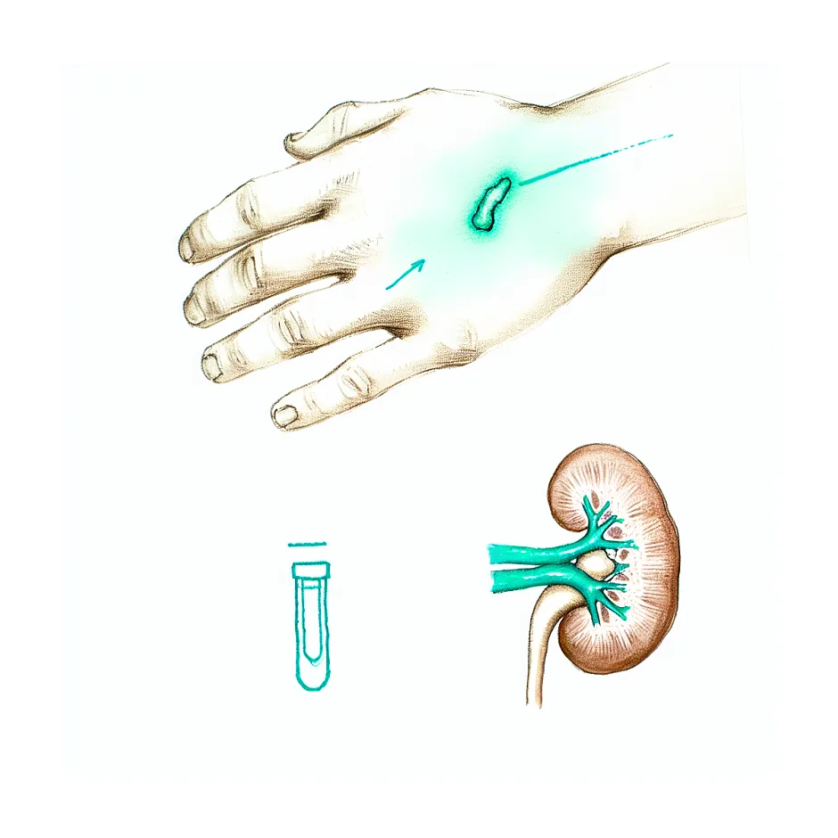آیا ورم دست راست کودک ارتباطی با عفونت کلیه دارد؟
