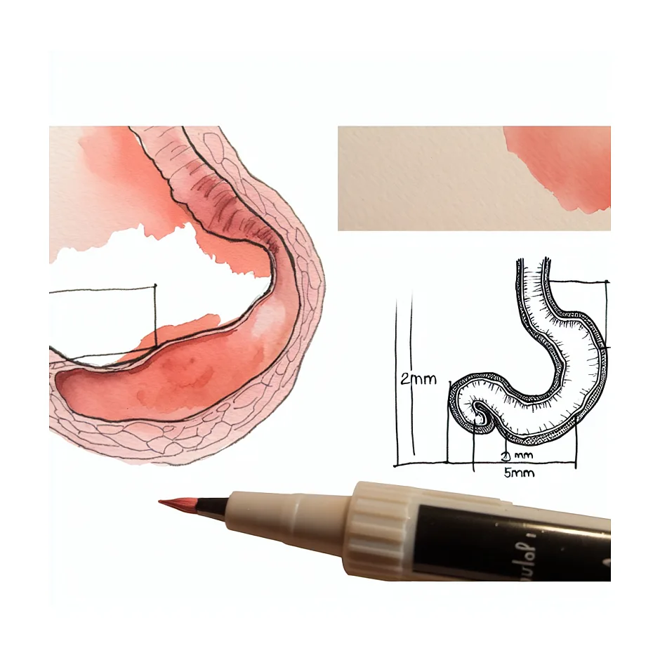 شکستگی مخاطی >5mm در مری (GERD LA‑B): معنی، خطر، و درمان