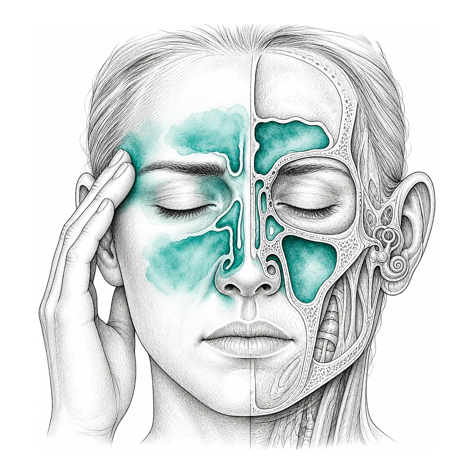 علل سنگینی و فشار در سر، گوش، چشم و بینی