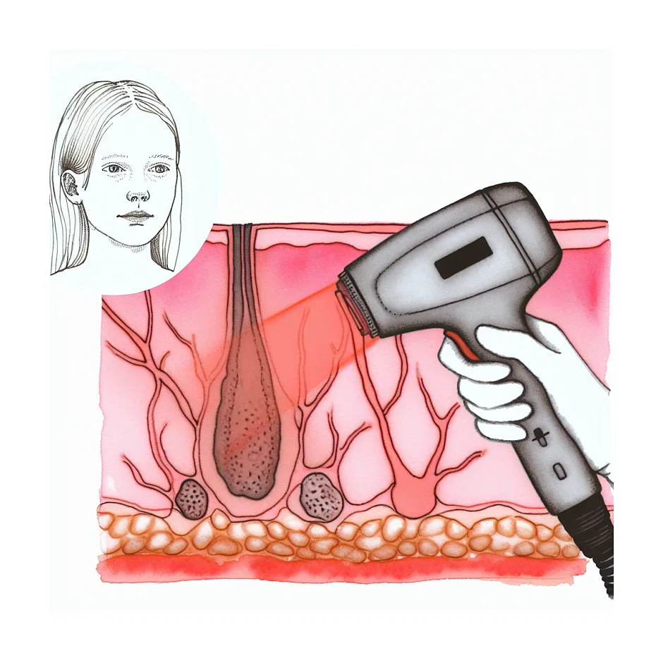 لیزر موهای زاید در دختر چهارده ساله: آیا امن است؟