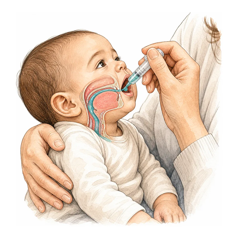 چگونه داروها را به یک نوزاد ۷ ماهه دهیم؟