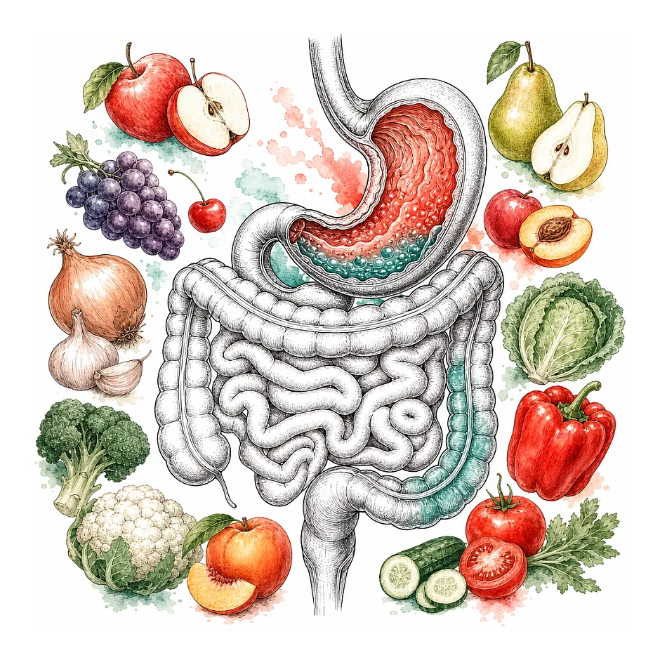 ناسازگاری معده با میوه و سبزی؛ علت و راهکار