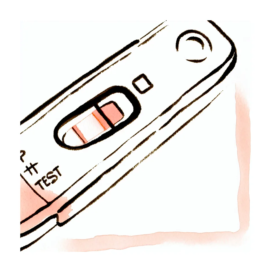 خط تی کمی کمرنگ تر از خط کنترل در کیت تخمک کذاری؛ معنی و علت