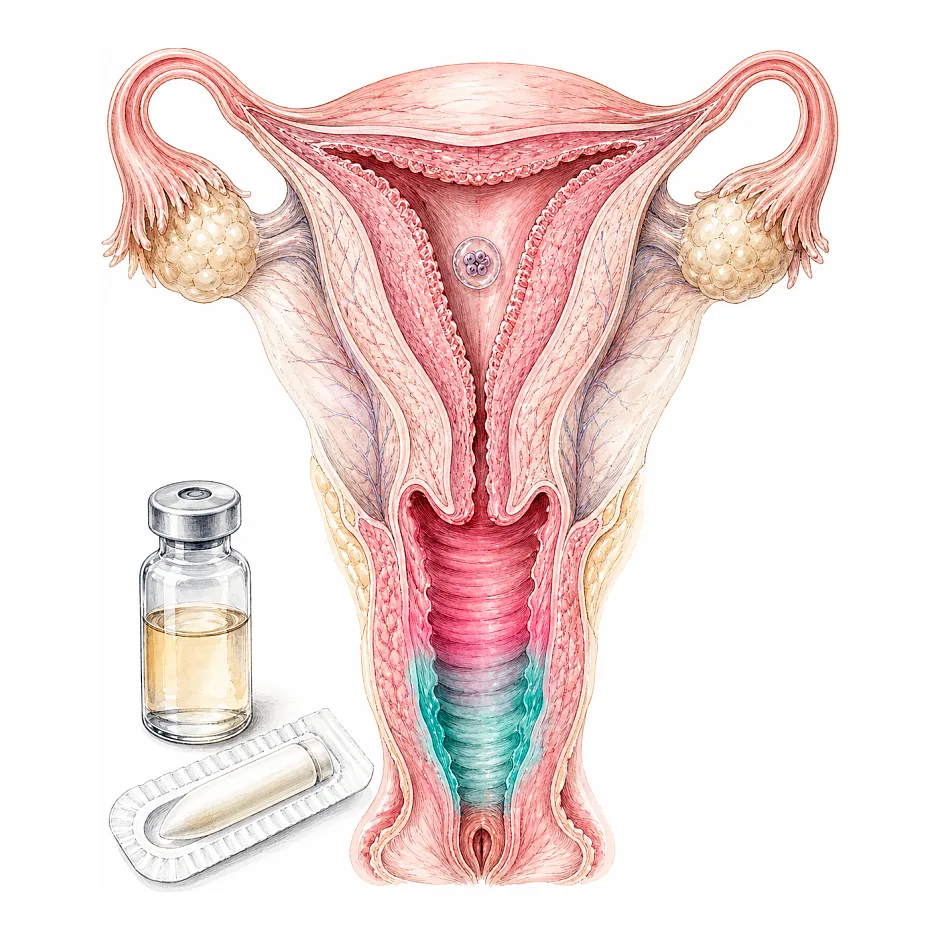 ادامه یا قطع شیاف پروژسترون در بارداری IVF