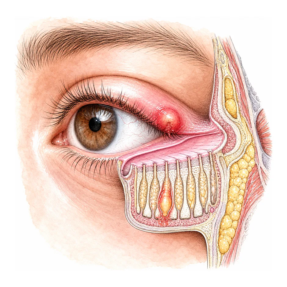 علت گل مژه مکرر در کودک ۲ ساله چیست؟