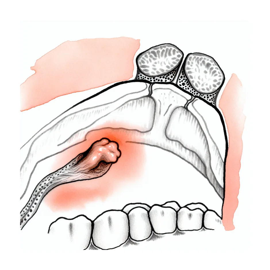 برجستگی زیر زبان - آیا این ضایعه کوچک خطرناک است؟