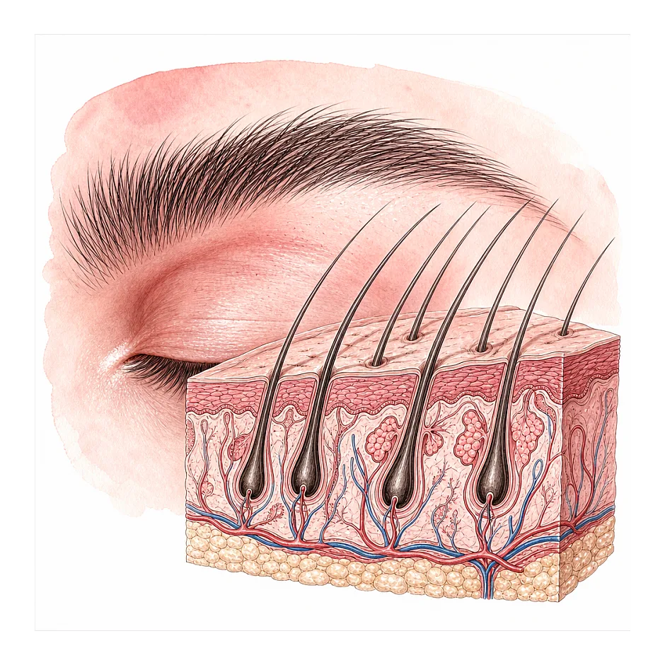 بررسی اثربخشی تقویت کننده ابرو ام تو بیوتی المان