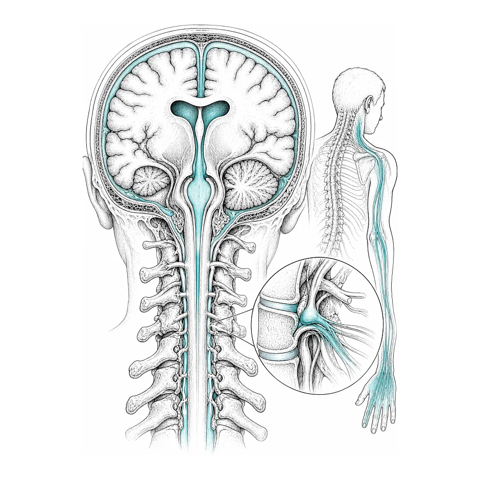 تفسیر MRI مغز و ارتباط آن با درد گردن و مشکلات دست