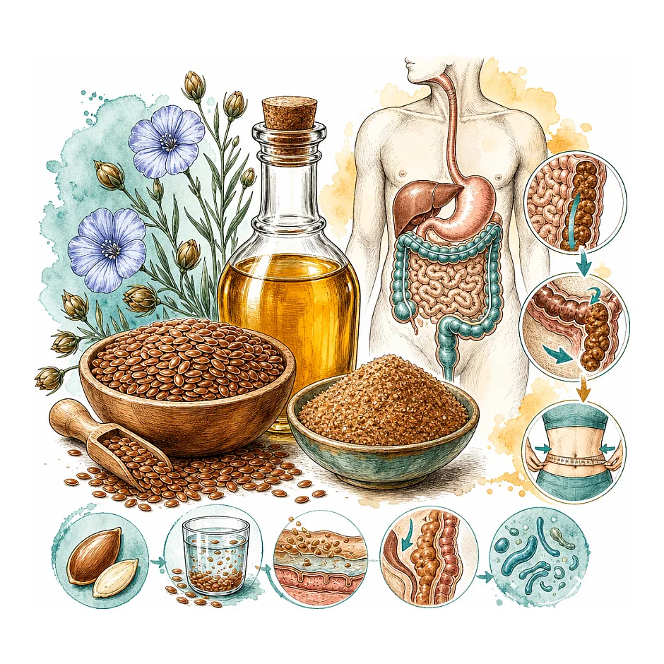 نحوه صحیح و بی‌خطر مصرف تخم کتان