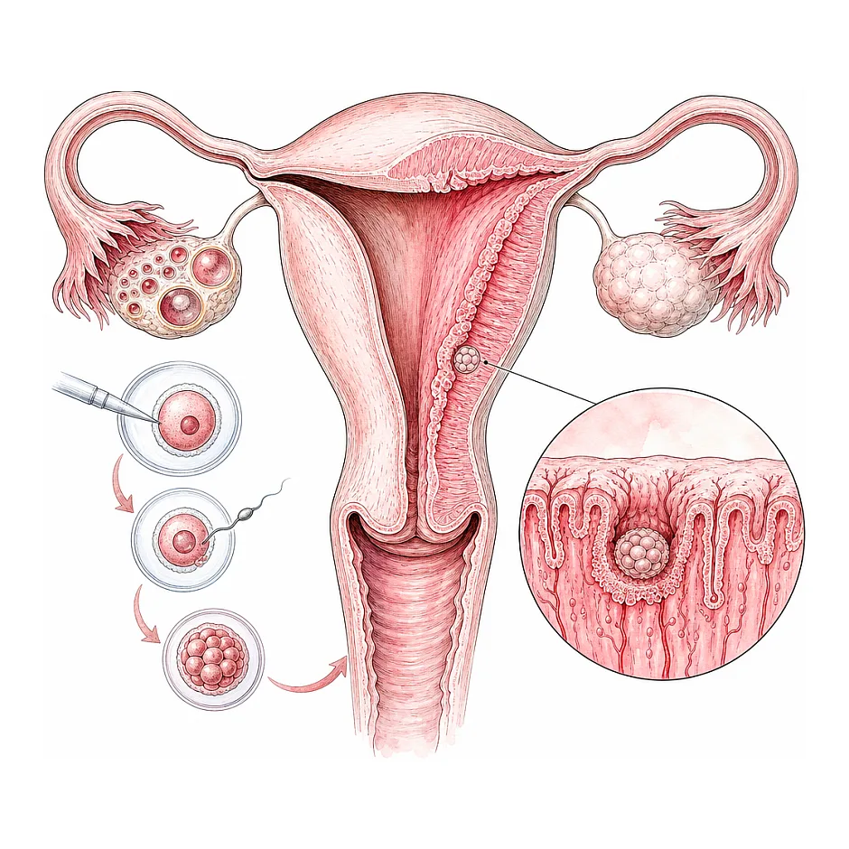 سطح پروژسترون خون برای انجام اتقال جنین در IVF - پروژسترون 1/45 انتقال