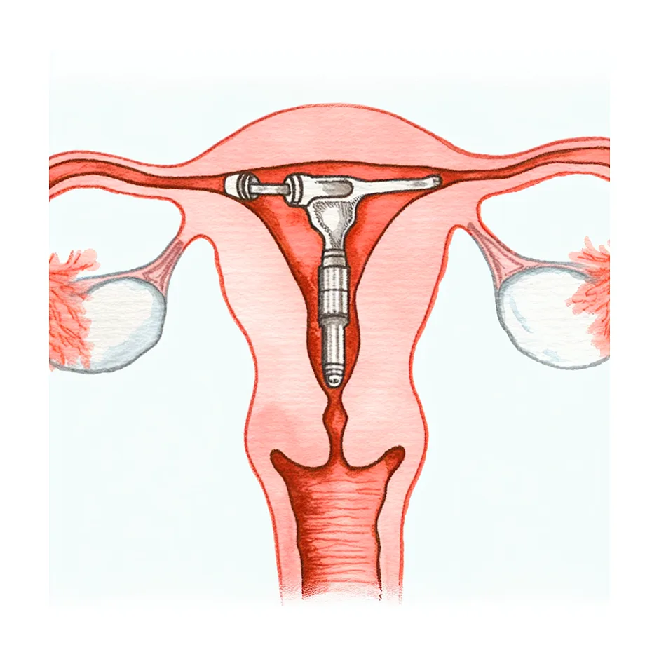 مکان قرارگیری صحیح دستگاه آیودی (IUD) در رحم