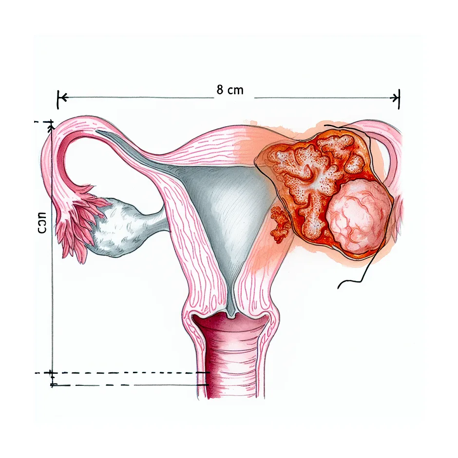 فیبروم ۸ سانتی؛ آیا لاپاراسکوپی ممکن است؟