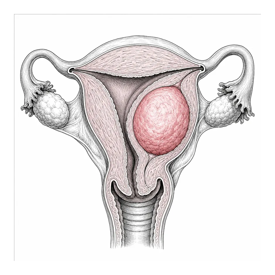 درمان فیبروم رحم با قطر 7 سانتی متر - آیا عمل یا مصرف دارو نیاز است؟