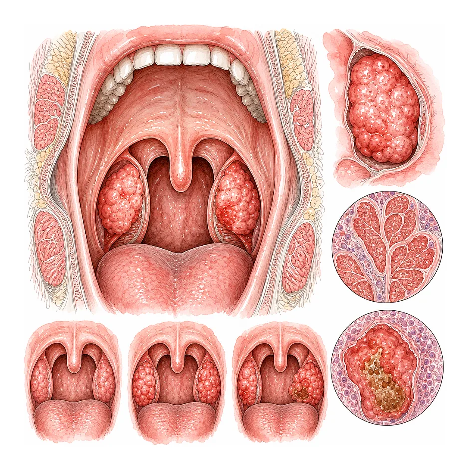 آیا تغییر شکل لوزه خطرناک است؟