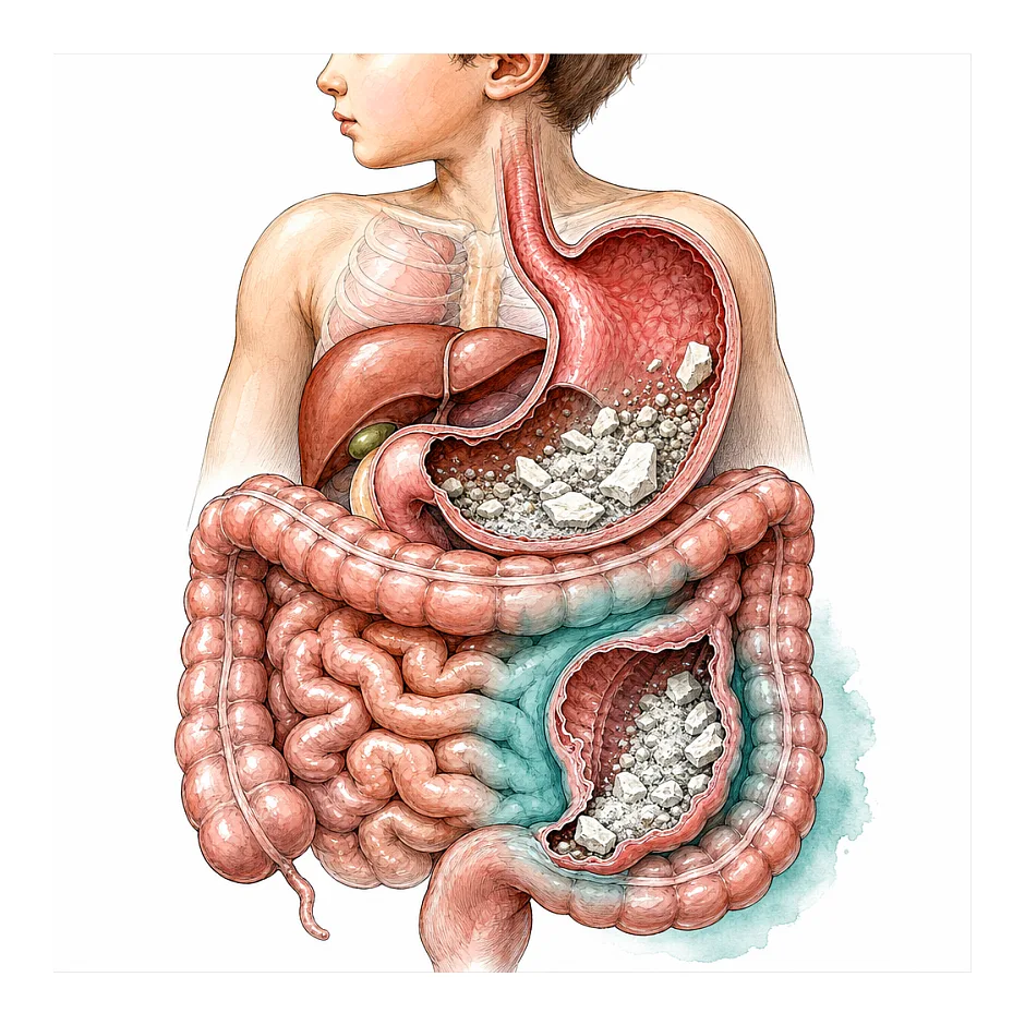 علت گچ‌خوری کودک 4 ساله — آیا شربت آهن و مولتی‌ویتامین موثر است؟