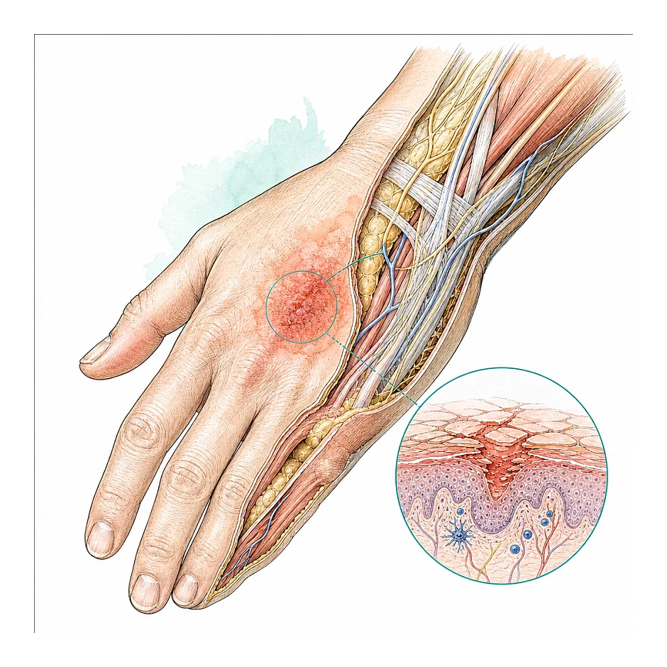 علت خارش شدید دست ها چیست؟