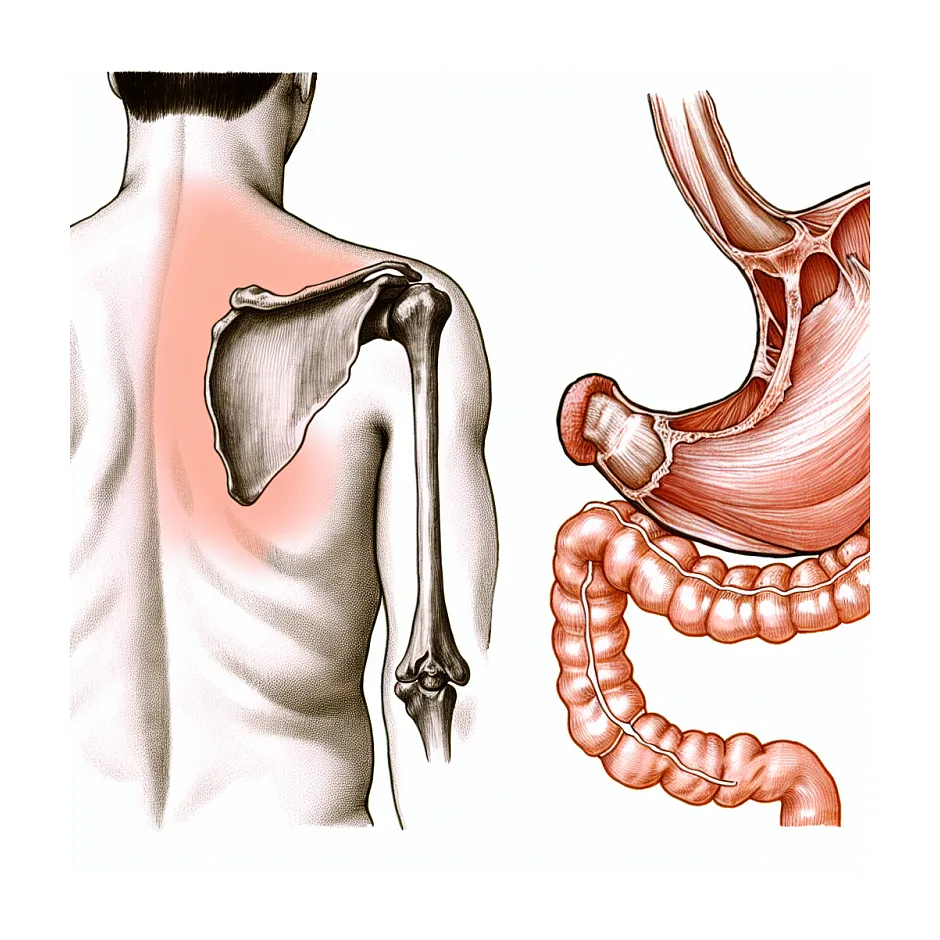 سوزش کتف؛ آیا ربطی به معده دارد؟