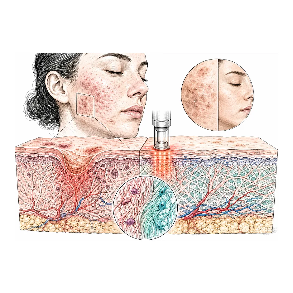 آیا جای لک ار اف صورت خوب می شود؟