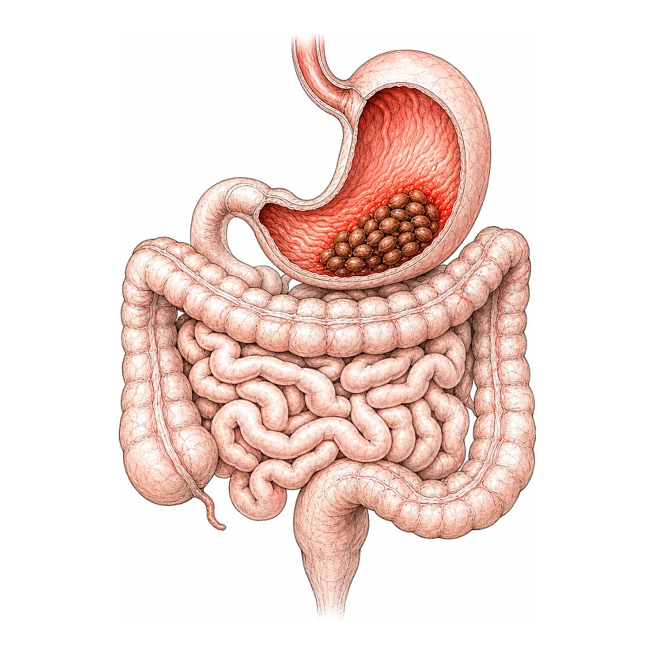 مرگ در صورت استفاده از تعداد زیادی هسته گیلاس پوستگیری و آسیابشده؟