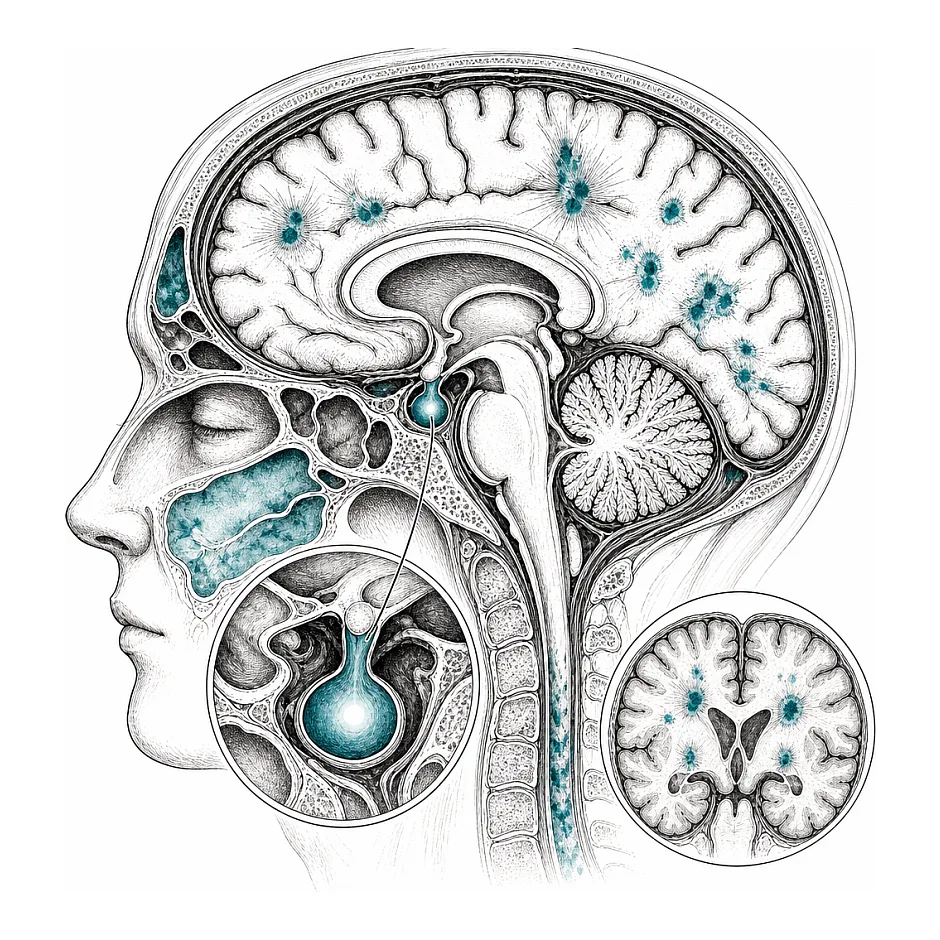 لکه سفید روی MRI؛ ام‌اس یا سینوزیت؟