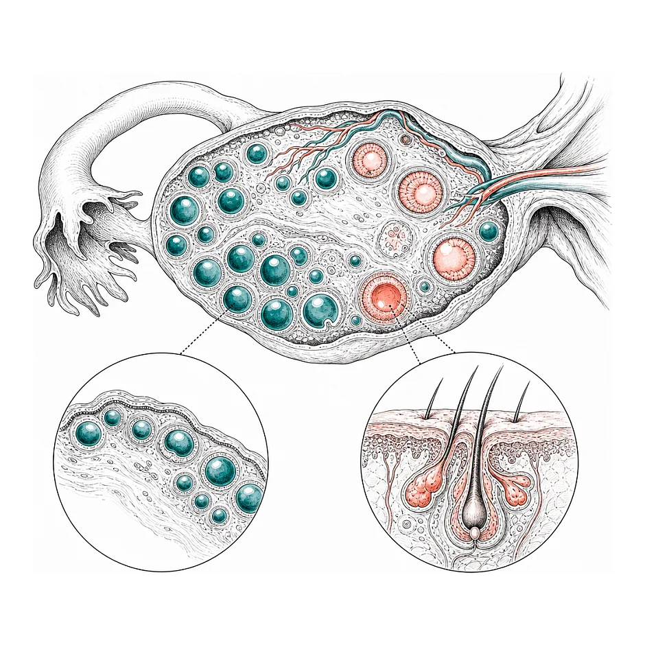 خطرات مصرف همزمان سیپروترون و فیناستراید در PCOS