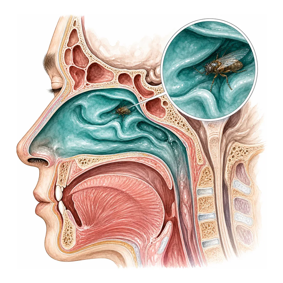 آیا ورود حشره به بینی خطرناک است؟ - اطلاعات درمانی خطرات حشرات برای سلامت بشر
