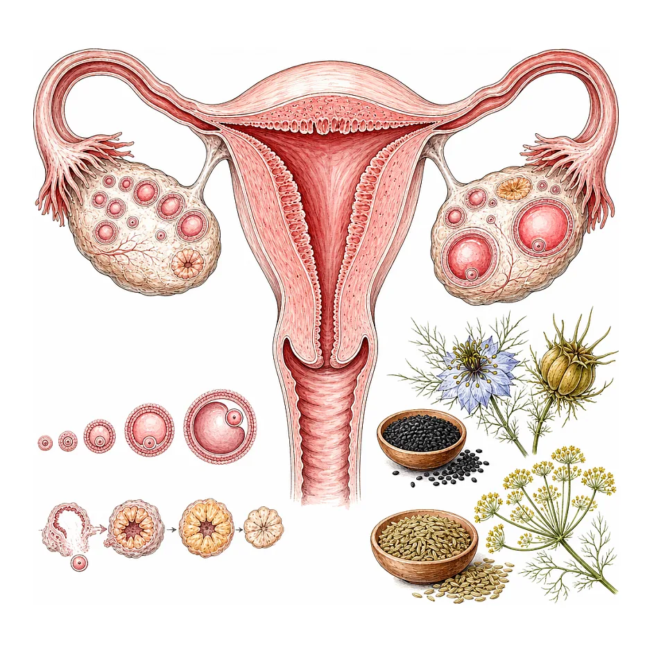 طب سنتی و افزایش سایز فولیکول و آندومتر