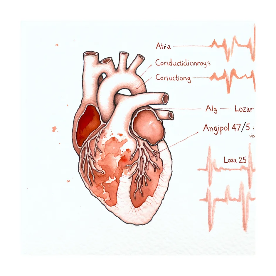 تداخل آنژیپول 47/5 با لوزار 25
